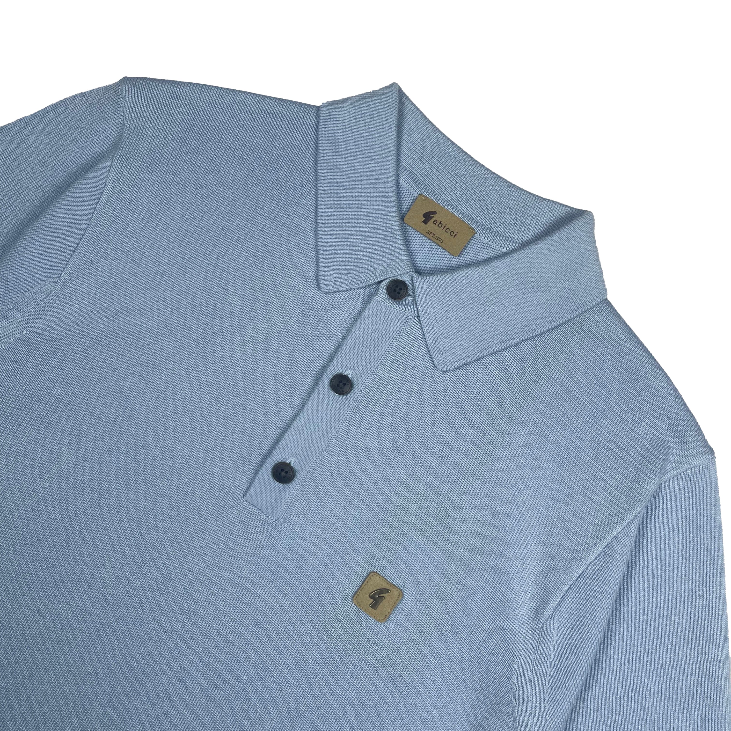 Gabicci Vintage Jackson Polo Shirt Sky