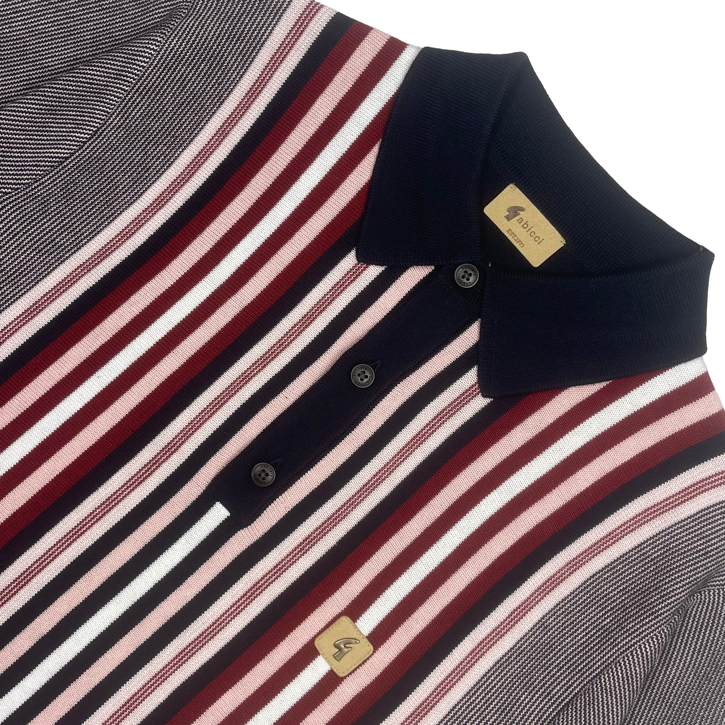 Gabicci Vintage Jed Knit Polo Navy