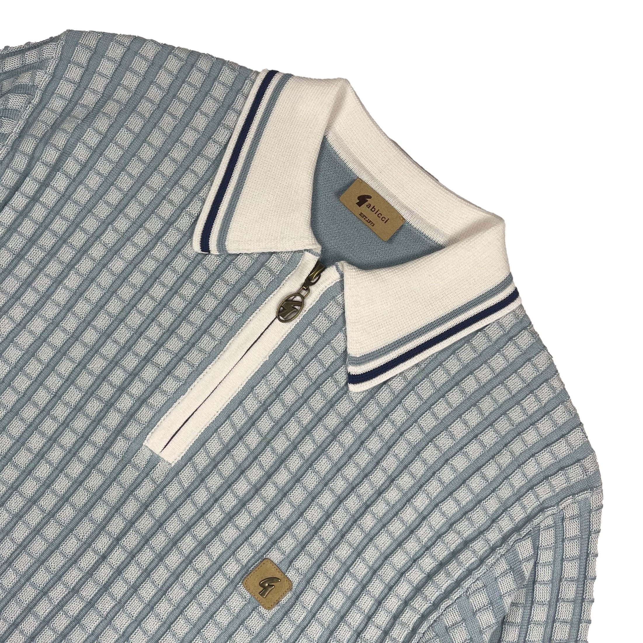 Gabicci Vintage Jura Knit Polo Mint