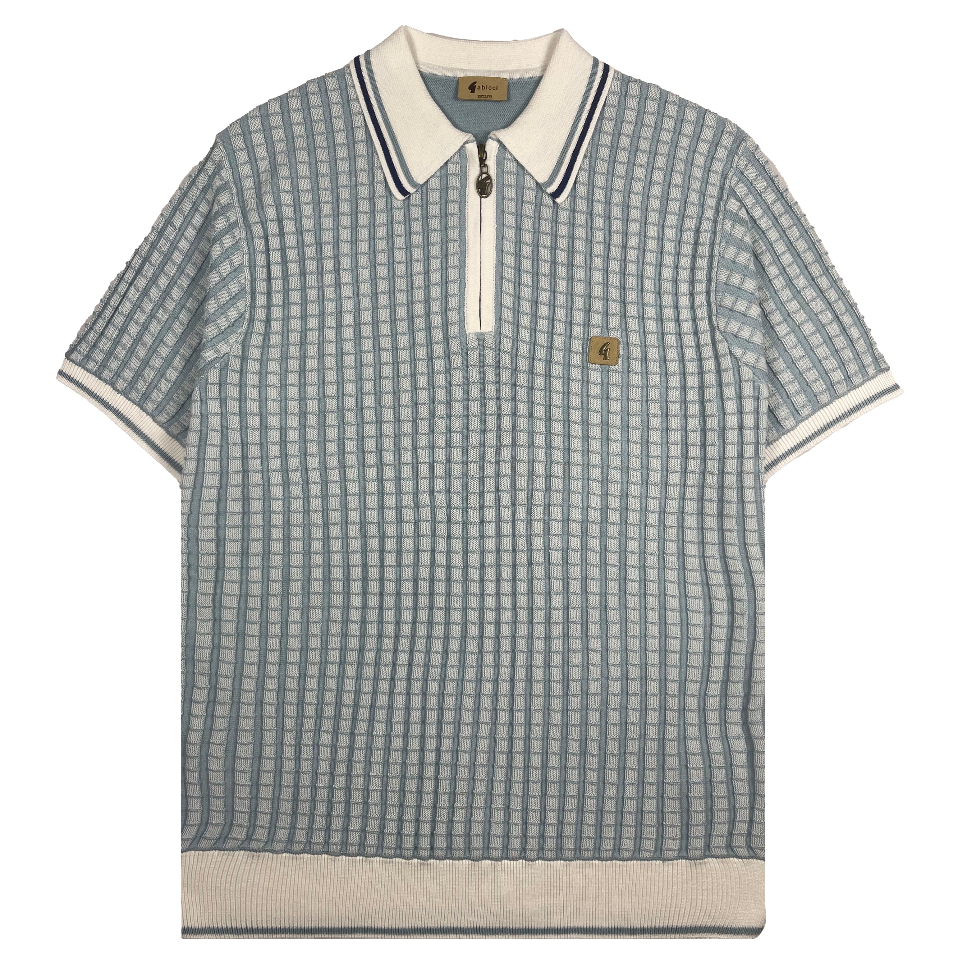 Gabicci Vintage Jura Knit Polo Mint
