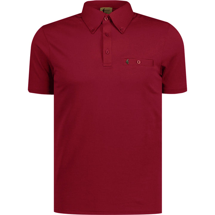 Gabicci Vintage Ladro Polo Shirt Red - Urban Menswear