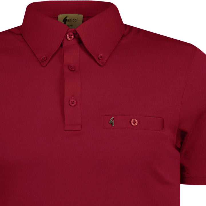 Gabicci Vintage Ladro Polo Shirt Red - Urban Menswear