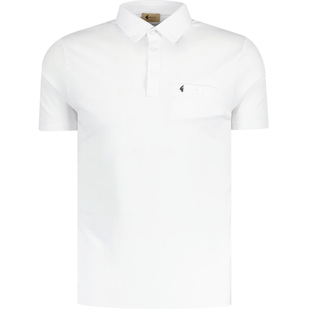 Gabicci Vintage Ladro Polo Shirt White
