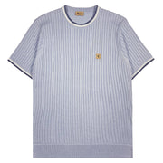 Gabicci Vintage Santino Knit T-Shirt Sky