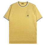 Gabicci Vintage Santino Knit T-Shirt Yellow