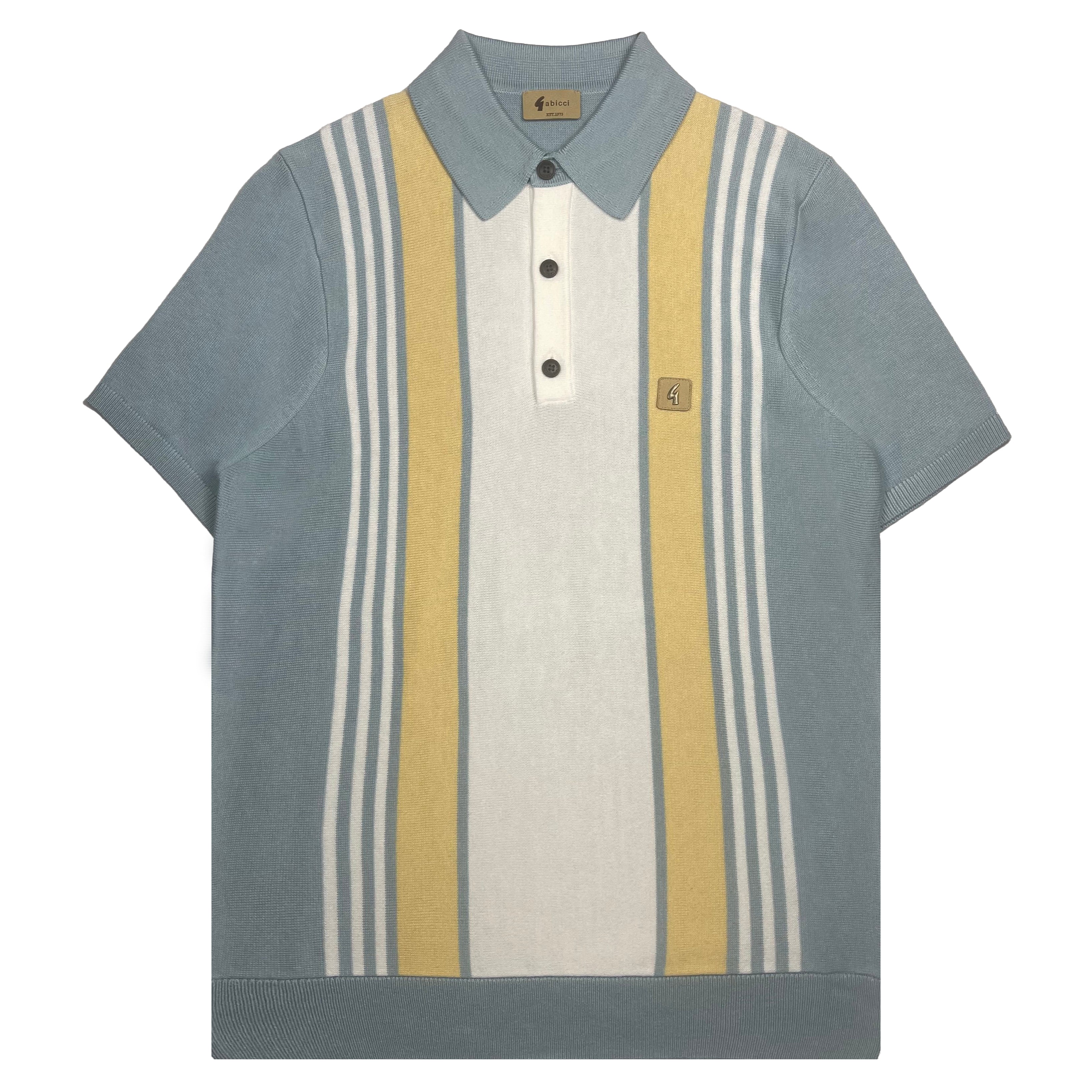 Gabicci Vintage Searle Knit Polo Mint