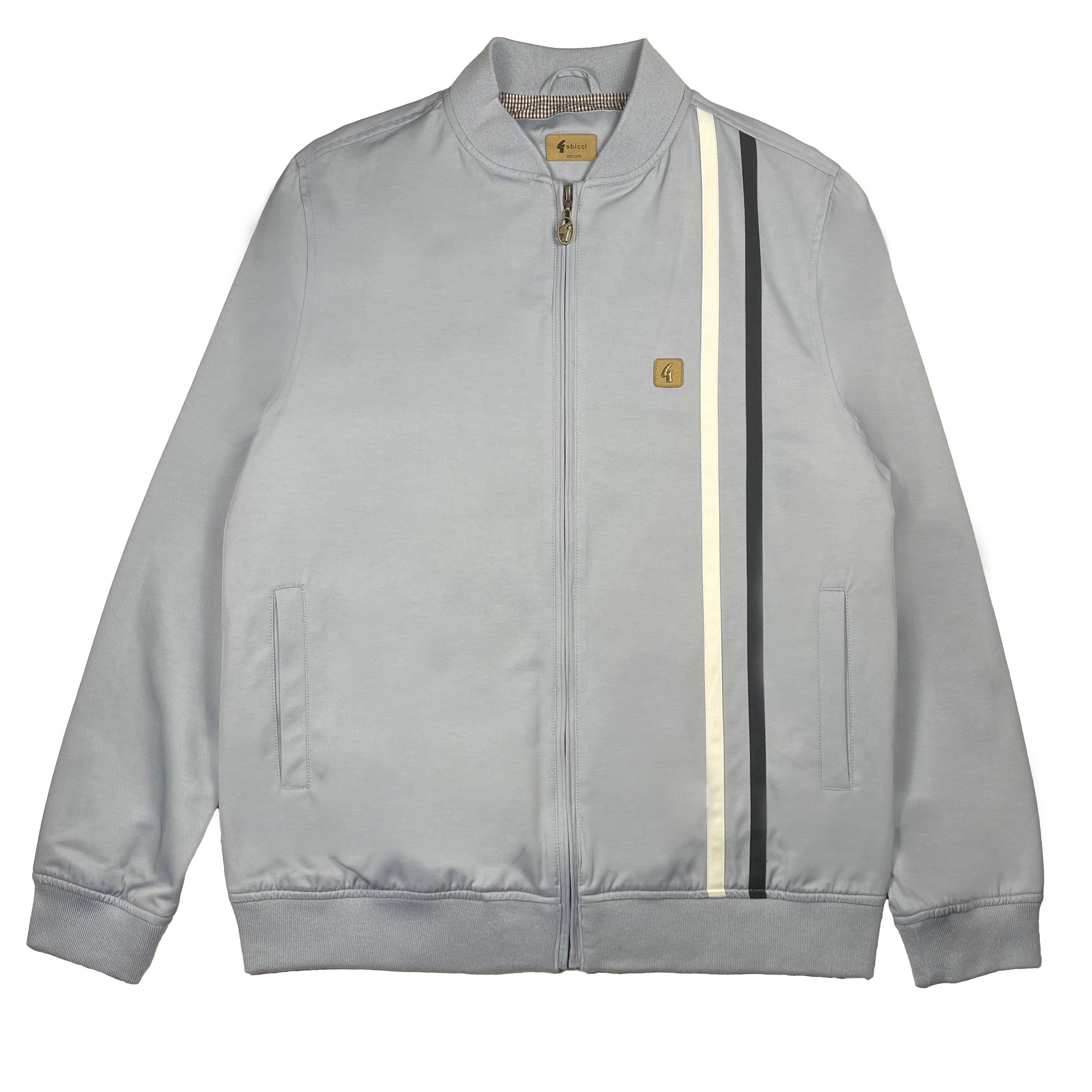 Gabicci Vintage Griffin Bomber Jacket Sky
