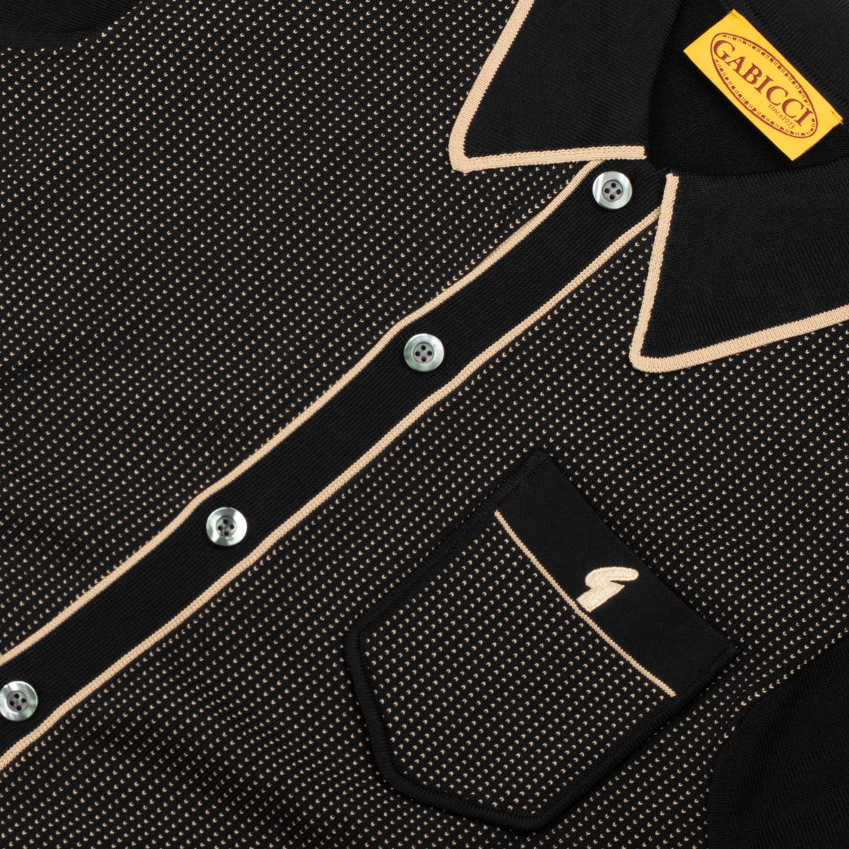 Gabicci Archive Di Lello Knit Shirt Black
