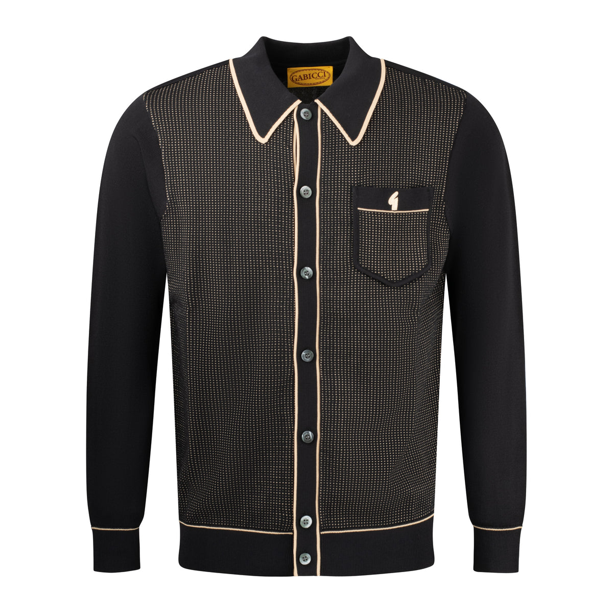 Gabicci Archive Di Lello Knit Shirt Black