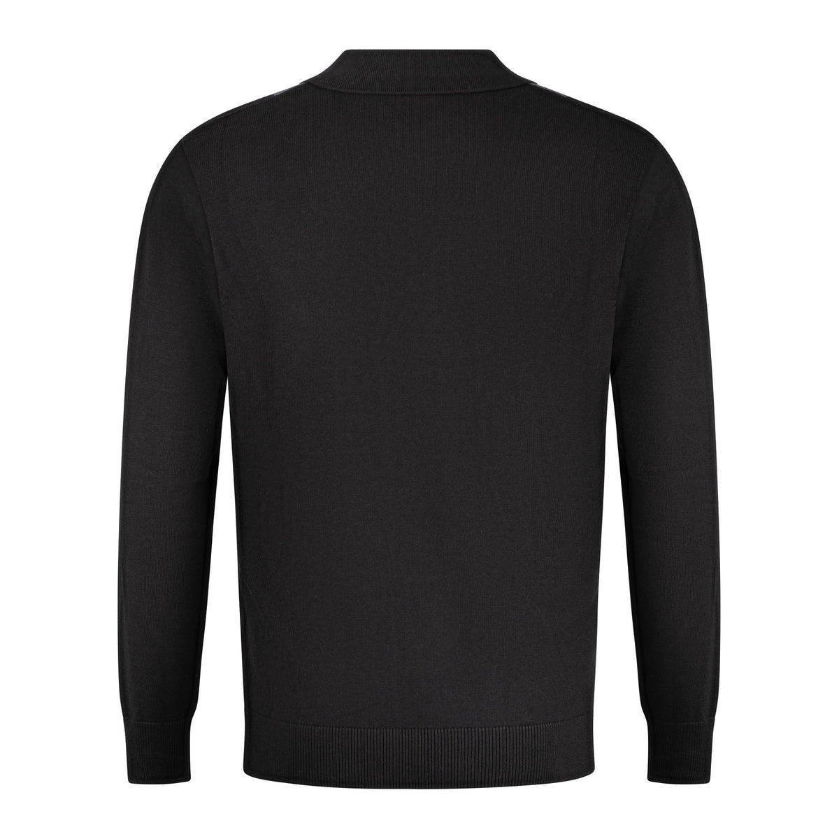 Gabicci Vintage Milton Knit Polo Shirt Black