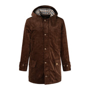 Gabicci Vintage Chuck Cord Duffel Coat Brown