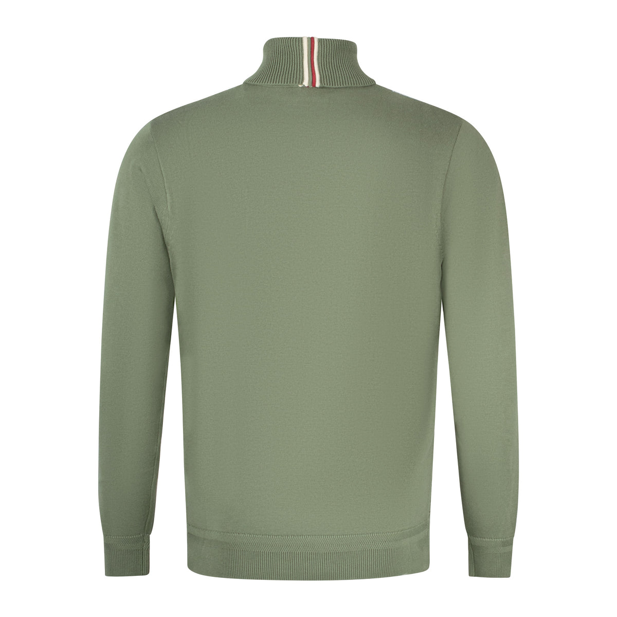 Gabicci Vintage Leonardo Knit Roll Neck Khaki