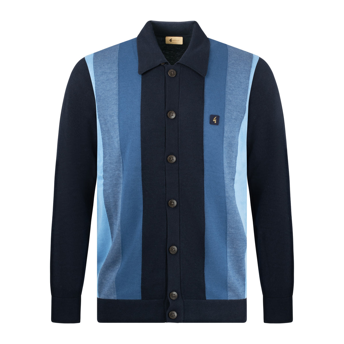 Gabicci Vintage Pedro Knit Shirt Navy