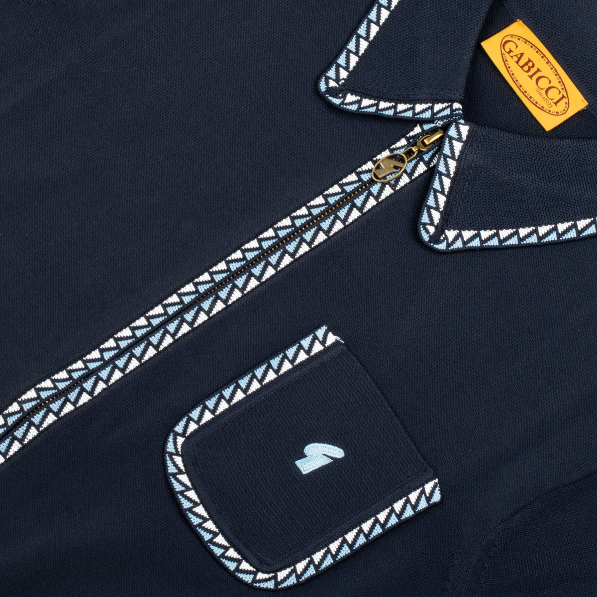 Gabicci Archive Nick Knit Shirt Navy
