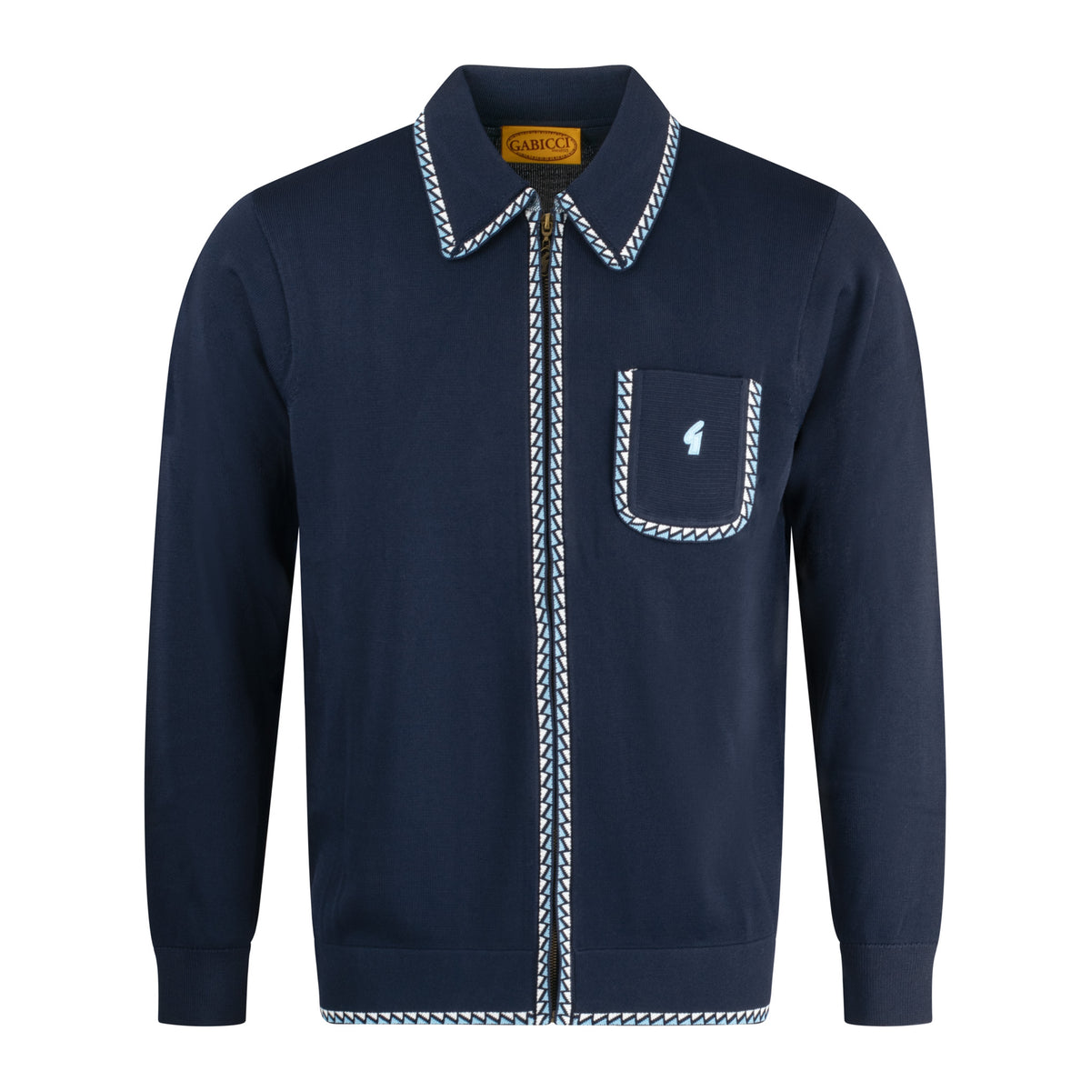 Gabicci Archive Nick Knit Shirt Navy