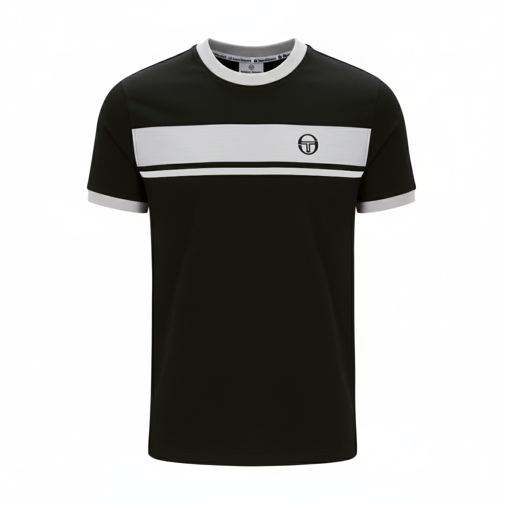 Sergio Tacchini Master T-Shirt Black/Grey