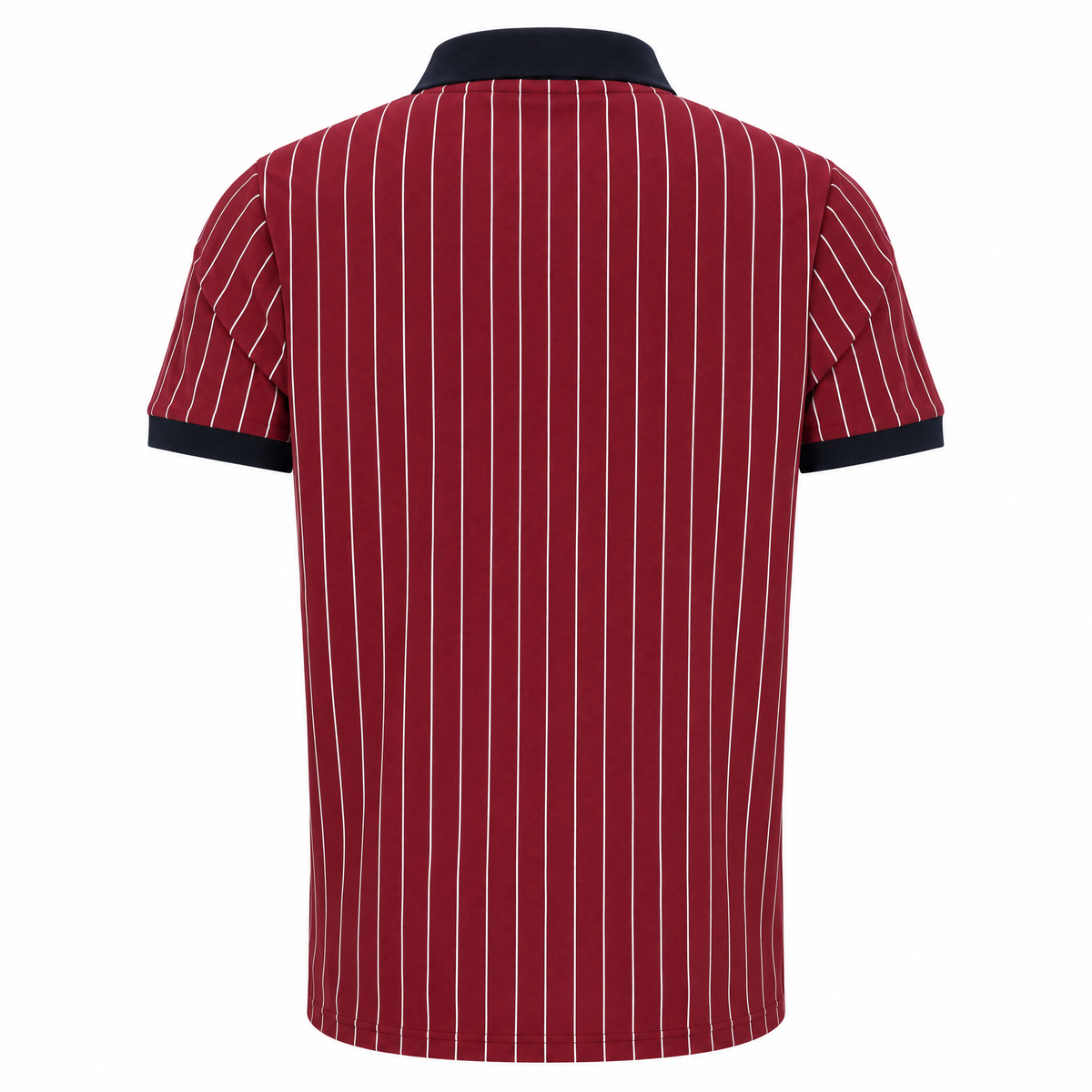 Fila Vintage BB1 Striped Polo Shirt Red/Black
