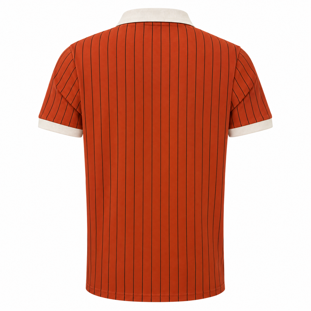 Fila Vintage BB1 Striped Polo Shirt Orange