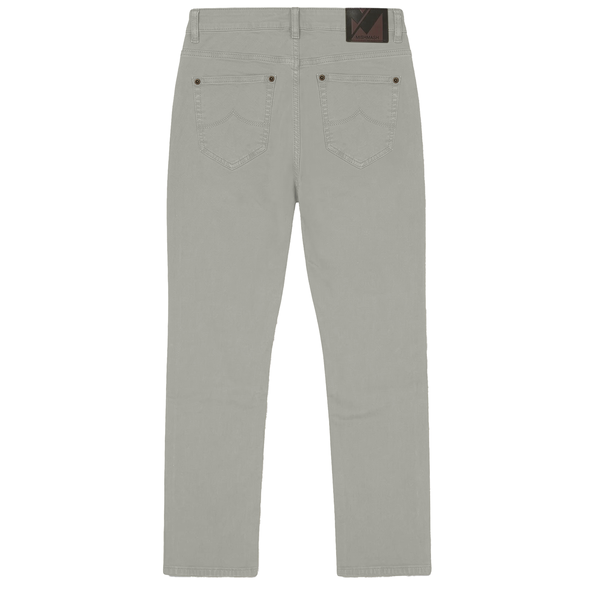 Mish Mash Tapered Canvas Jeans Stone