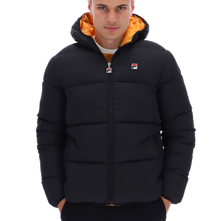 Fila Vintage Harry Padded Jacket Black