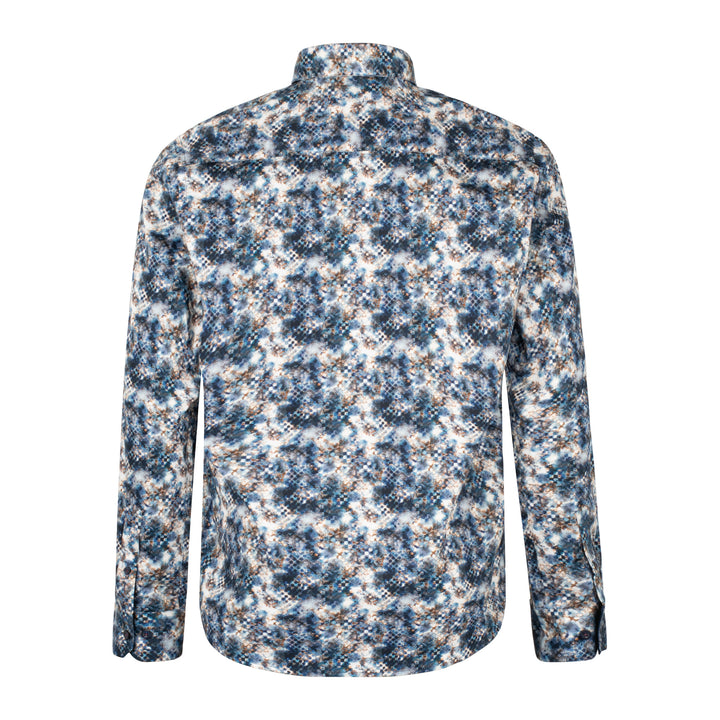 Mish Mash Hellcat Pattern Shirt Navy