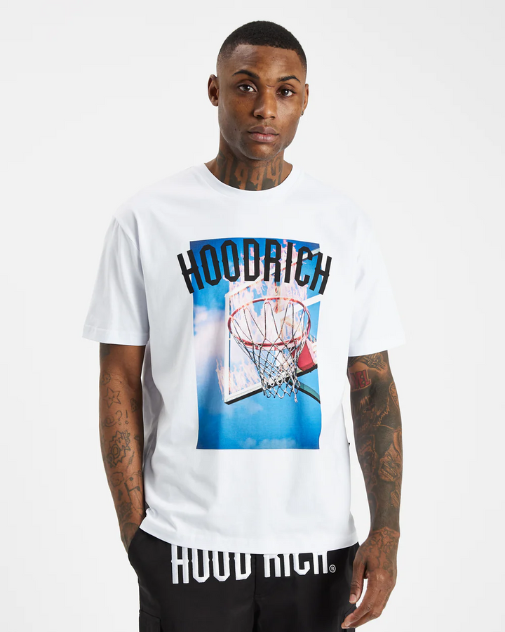 Hoodrich OG Hoops T-Shirt White - Urban Menswear