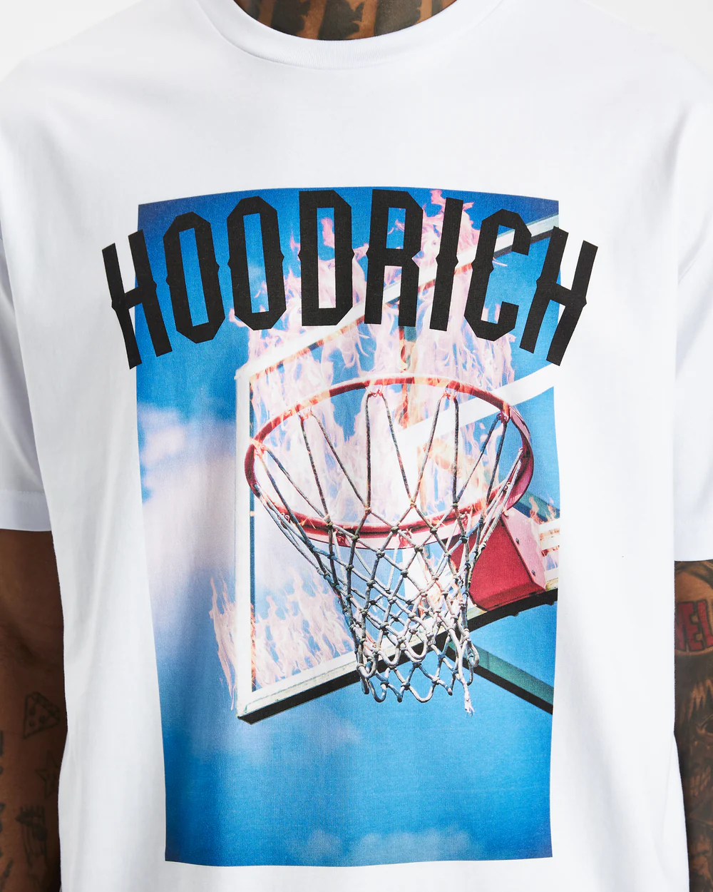 Hoodrich OG Hoops T-Shirt White - Urban Menswear