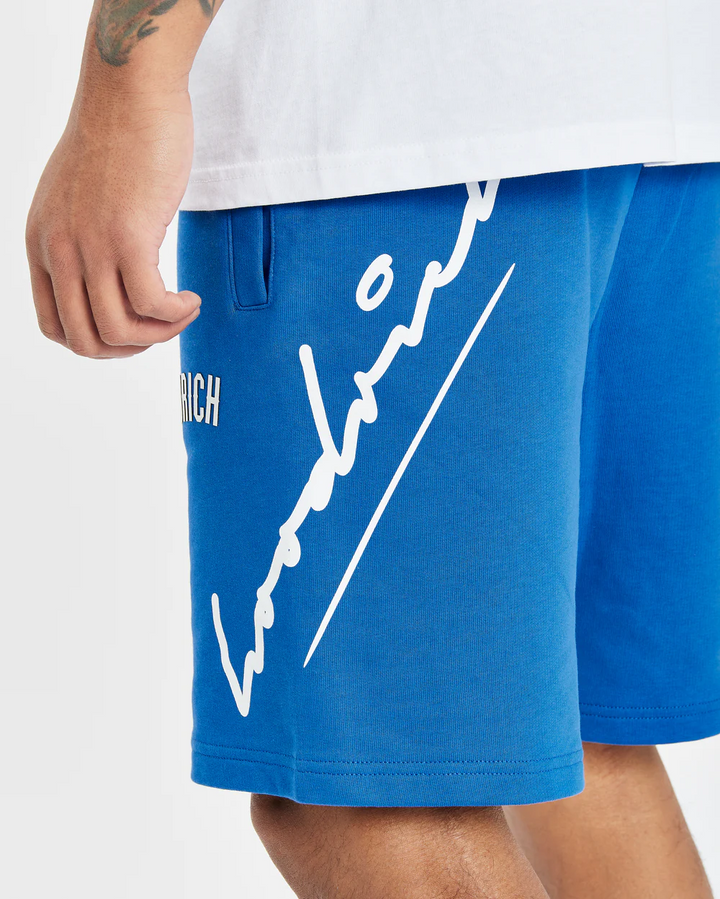 Hoodrich OG Tycoon T-Shirt & Shorts Set White/Blue - Urban Menswear
