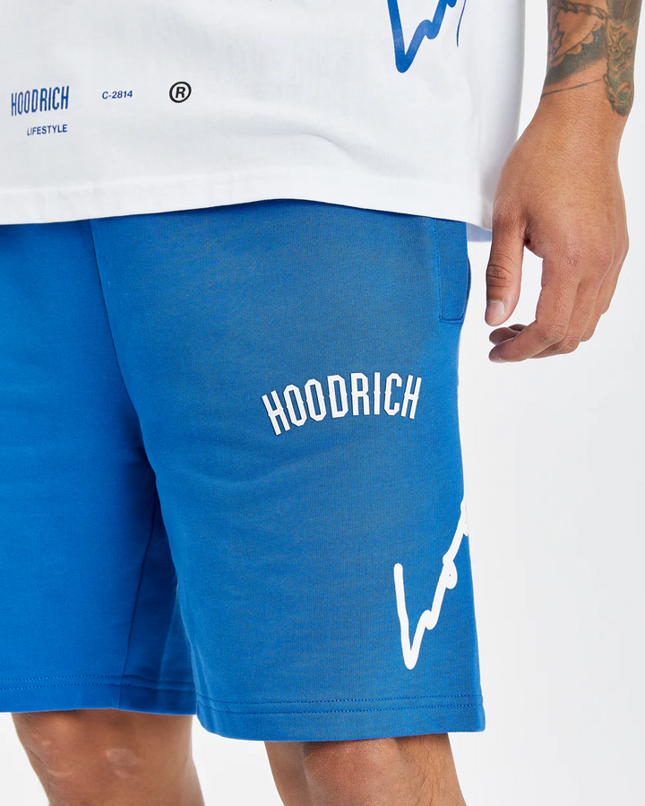 Hoodrich OG Tycoon T-Shirt & Shorts Set White/Blue - Urban Menswear