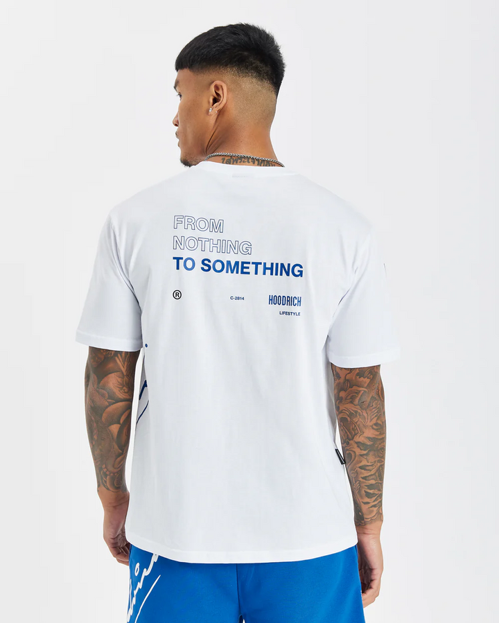 Hoodrich OG Tycoon T-Shirt & Shorts Set White/Blue - Urban Menswear