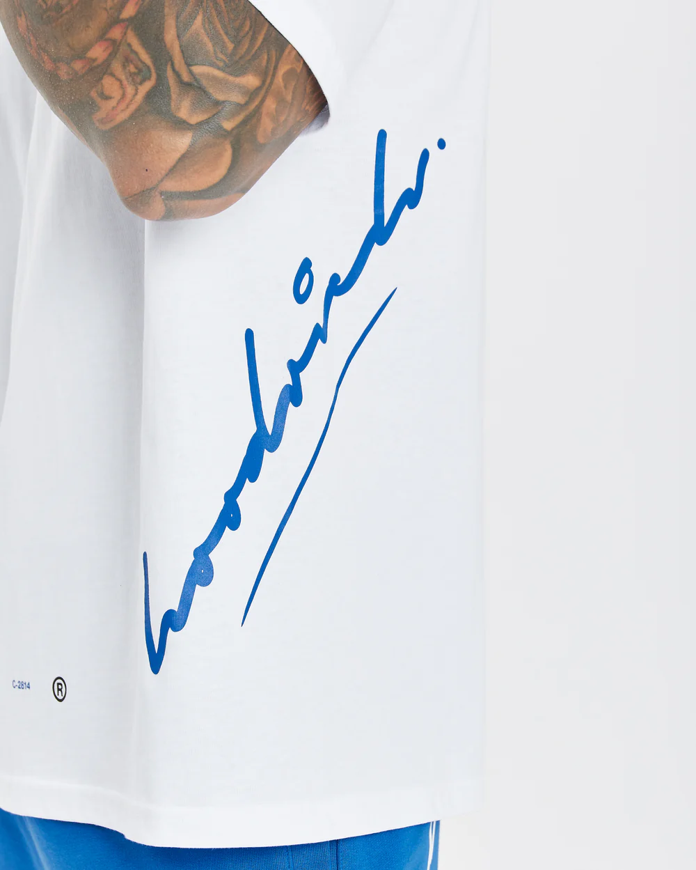 Hoodrich OG Tycoon T-Shirt & Shorts Set White/Blue - Urban Menswear