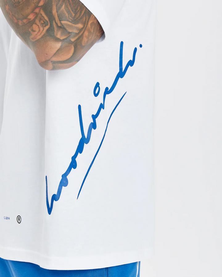 Hoodrich OG Tycoon T-Shirt & Shorts Set White/Blue - Urban Menswear