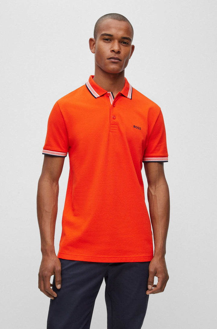 Hugo Boss Paddy Polo Shirt Orange