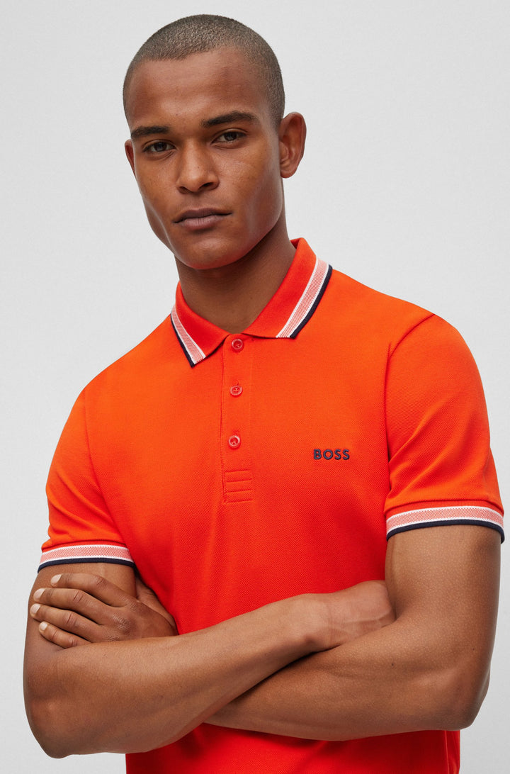 Hugo Boss Paddy Polo Shirt Orange