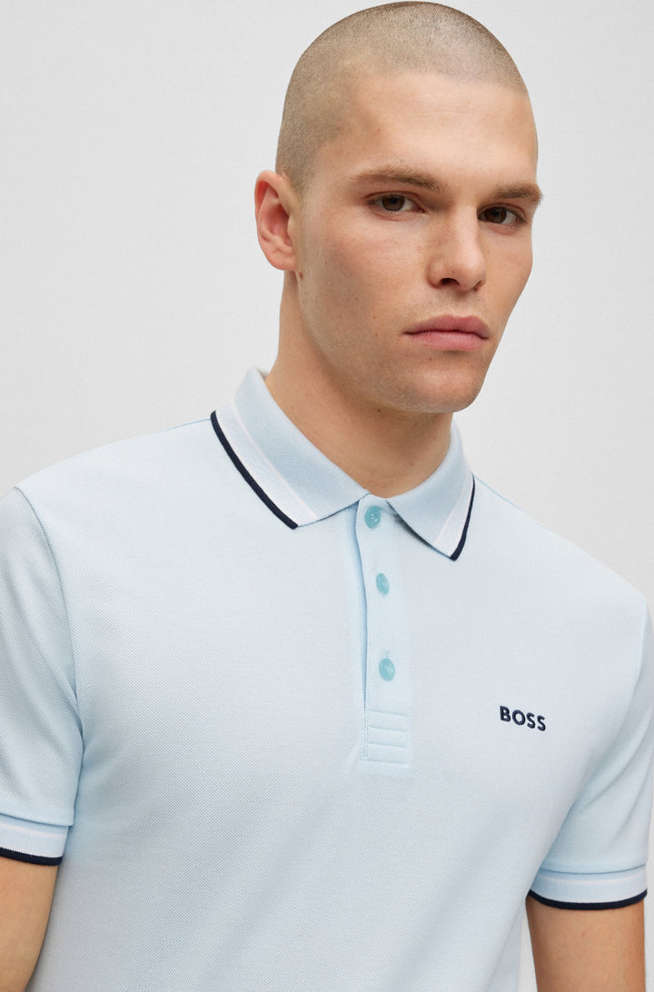 Hugo Boss Paddy Polo Shirt Sky