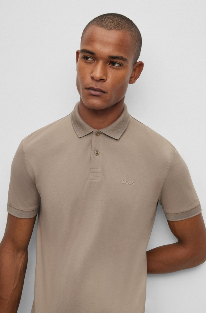 Hugo Boss Pio Polo Shirt Beige