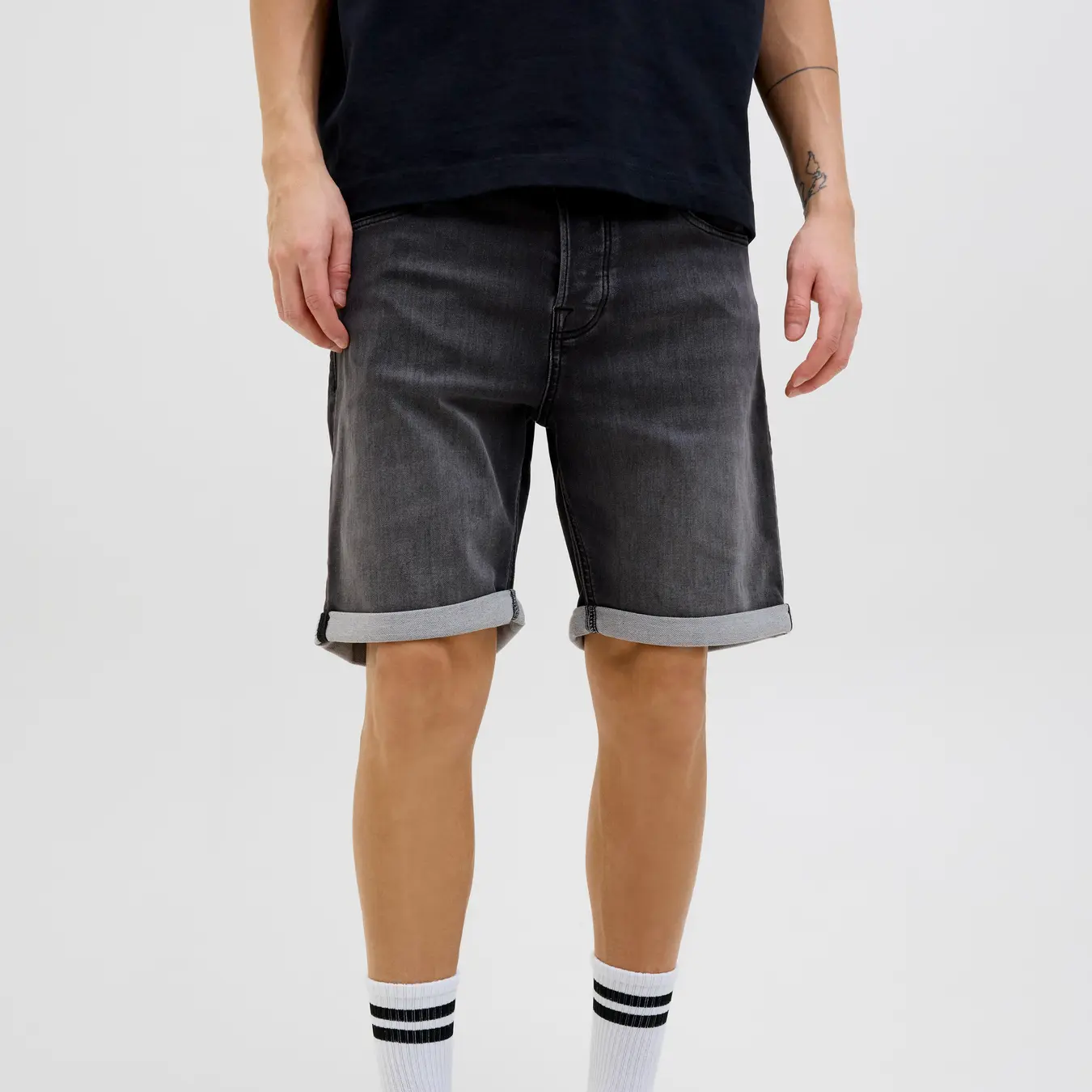 Jack & Jones Denim Shorts Black