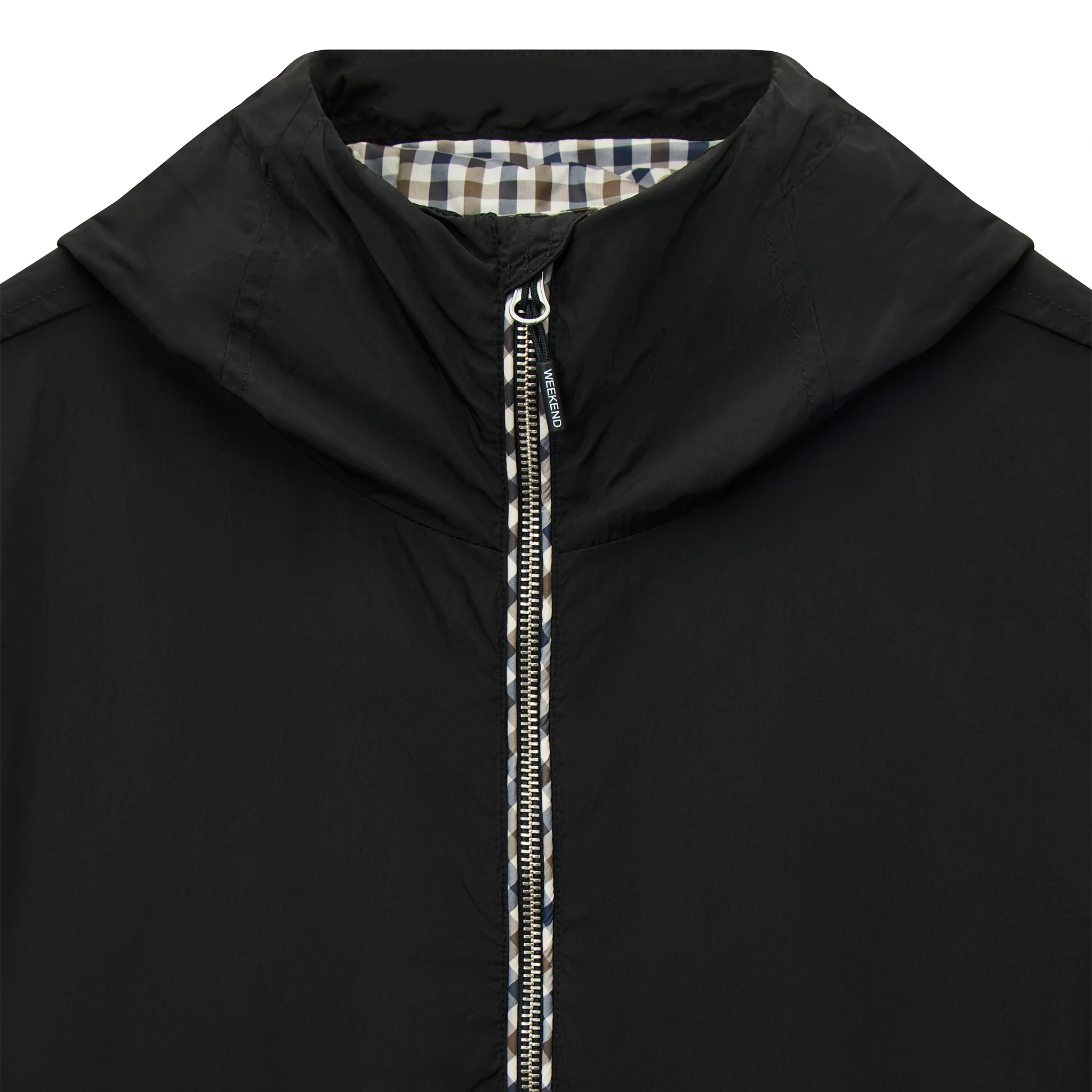 Weekend Offender Campania Check Jacket Black