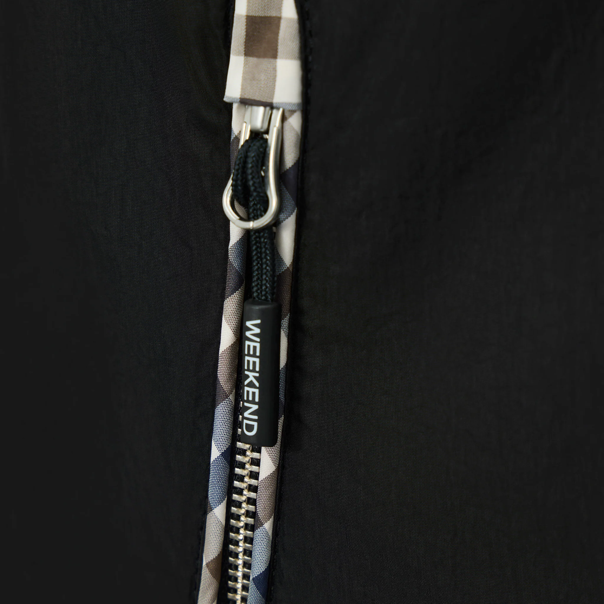 Weekend Offender Campania Check Jacket Black
