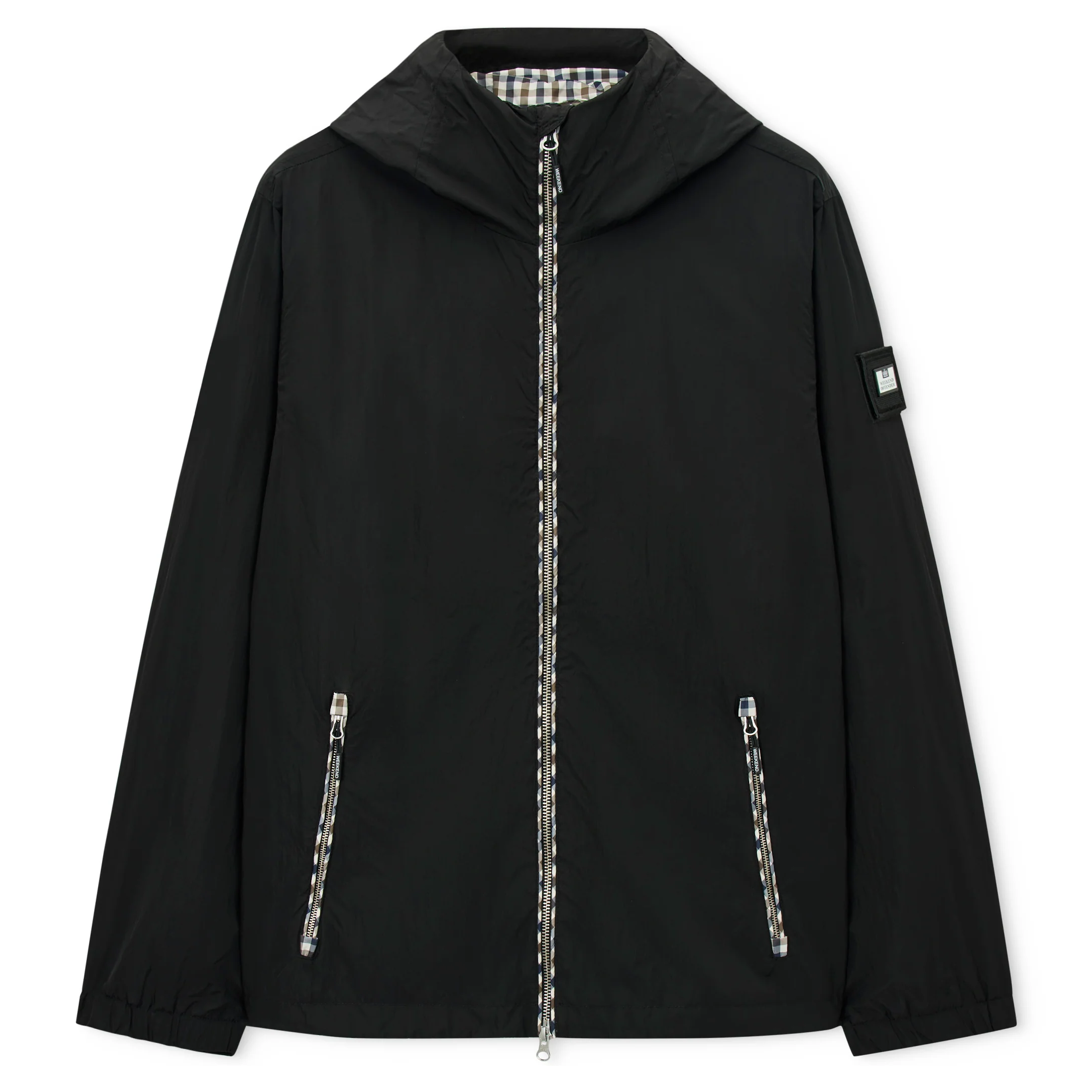 Weekend Offender Campania Check Jacket Black