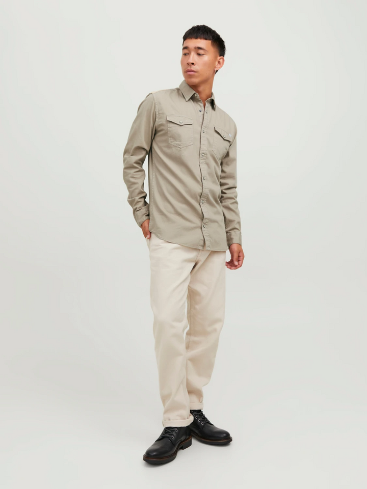 Jack & Jones Western Shirt Beige