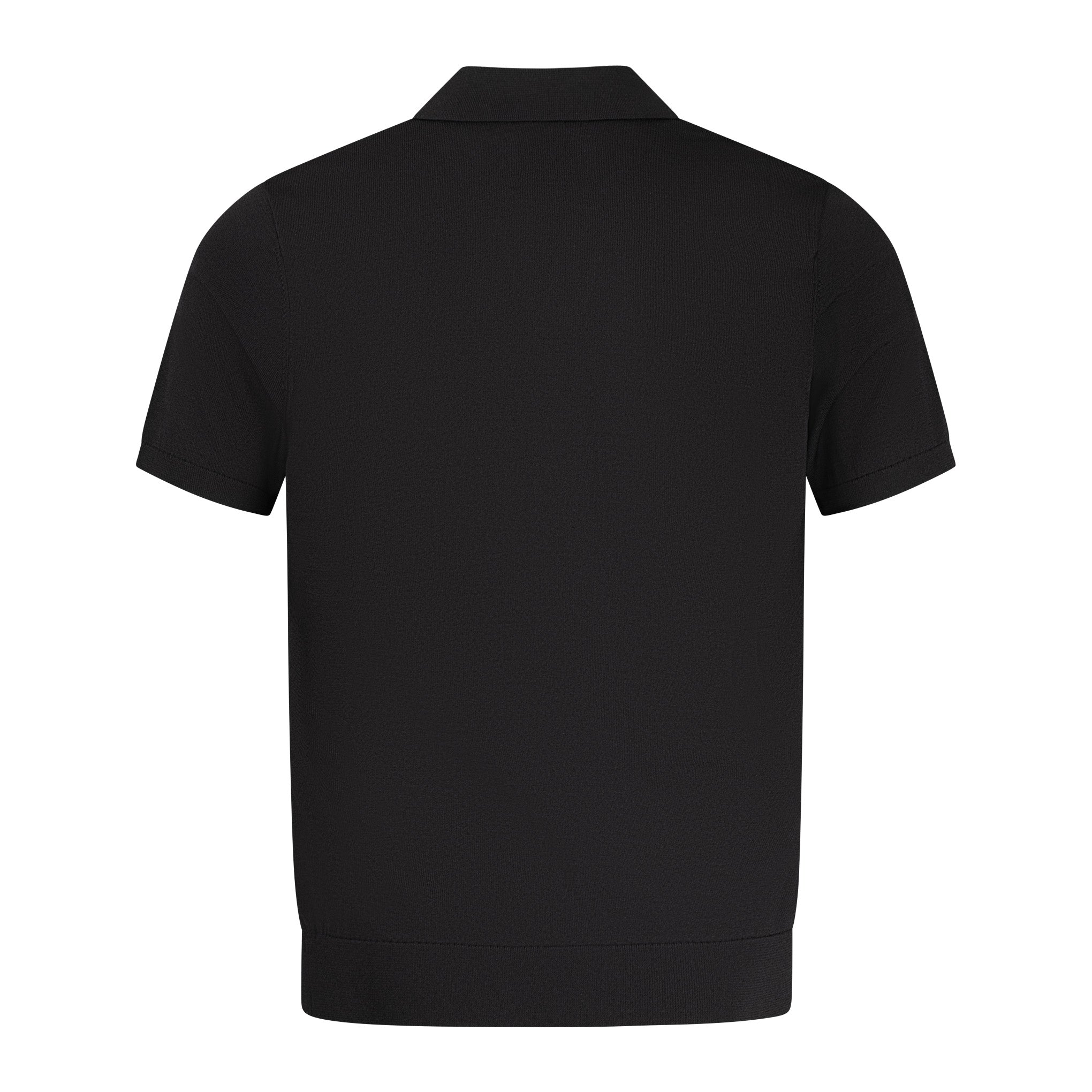Arthur & Russell Revere Knit Polo Black