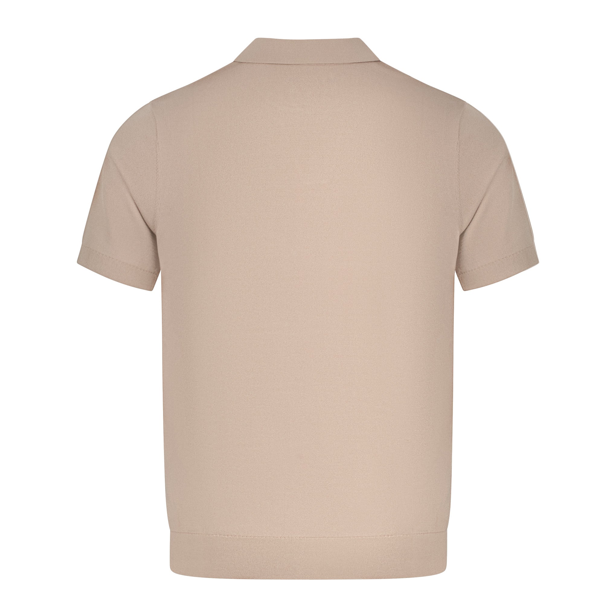 Arthur & Russell Revere Knit Polo Taupe