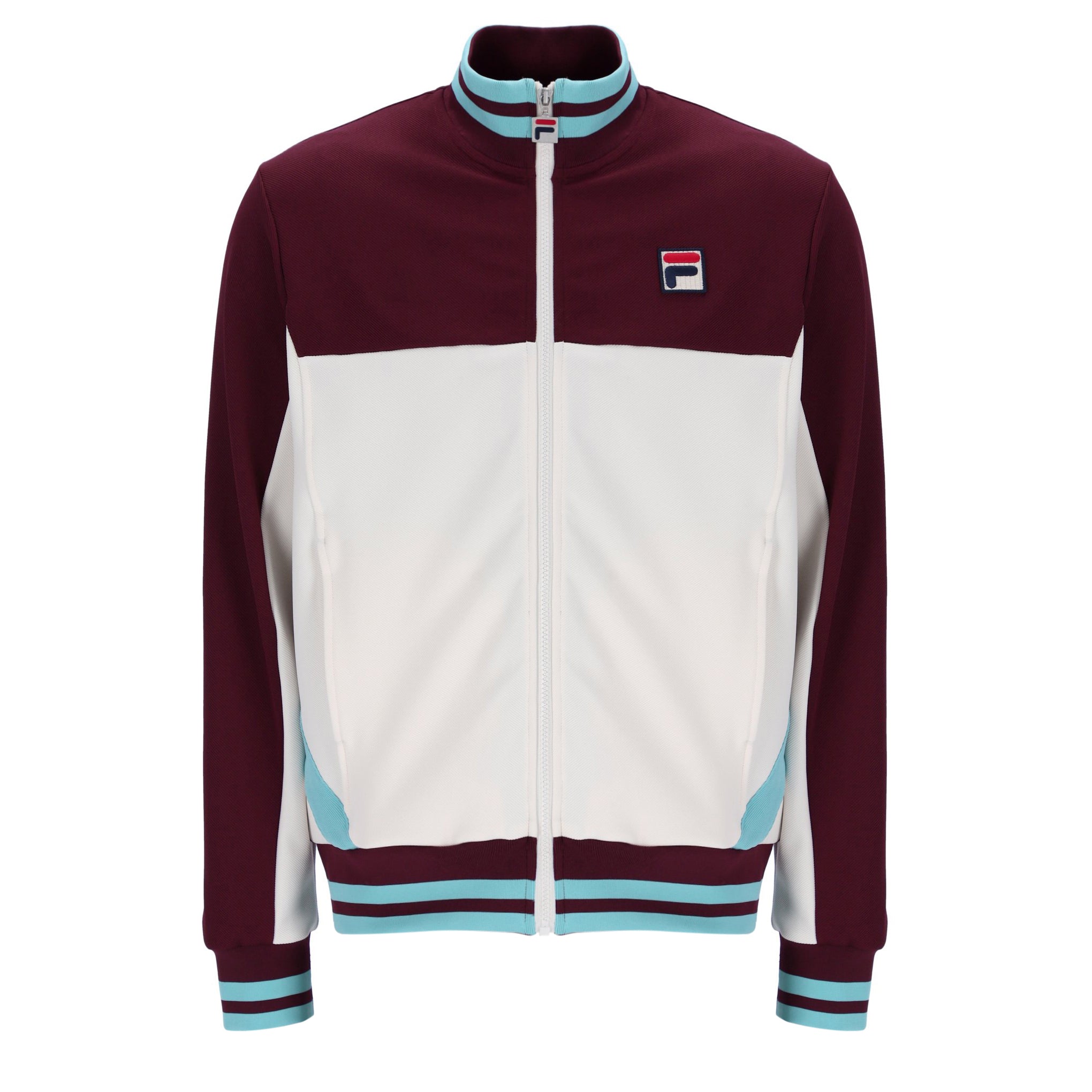 Fila Vintage Tiebreaker Track Top Claret