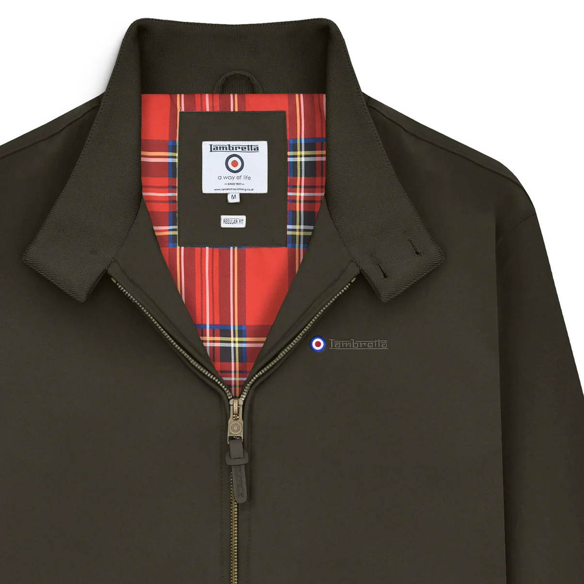 Lambretta Harrington Jacket Khaki