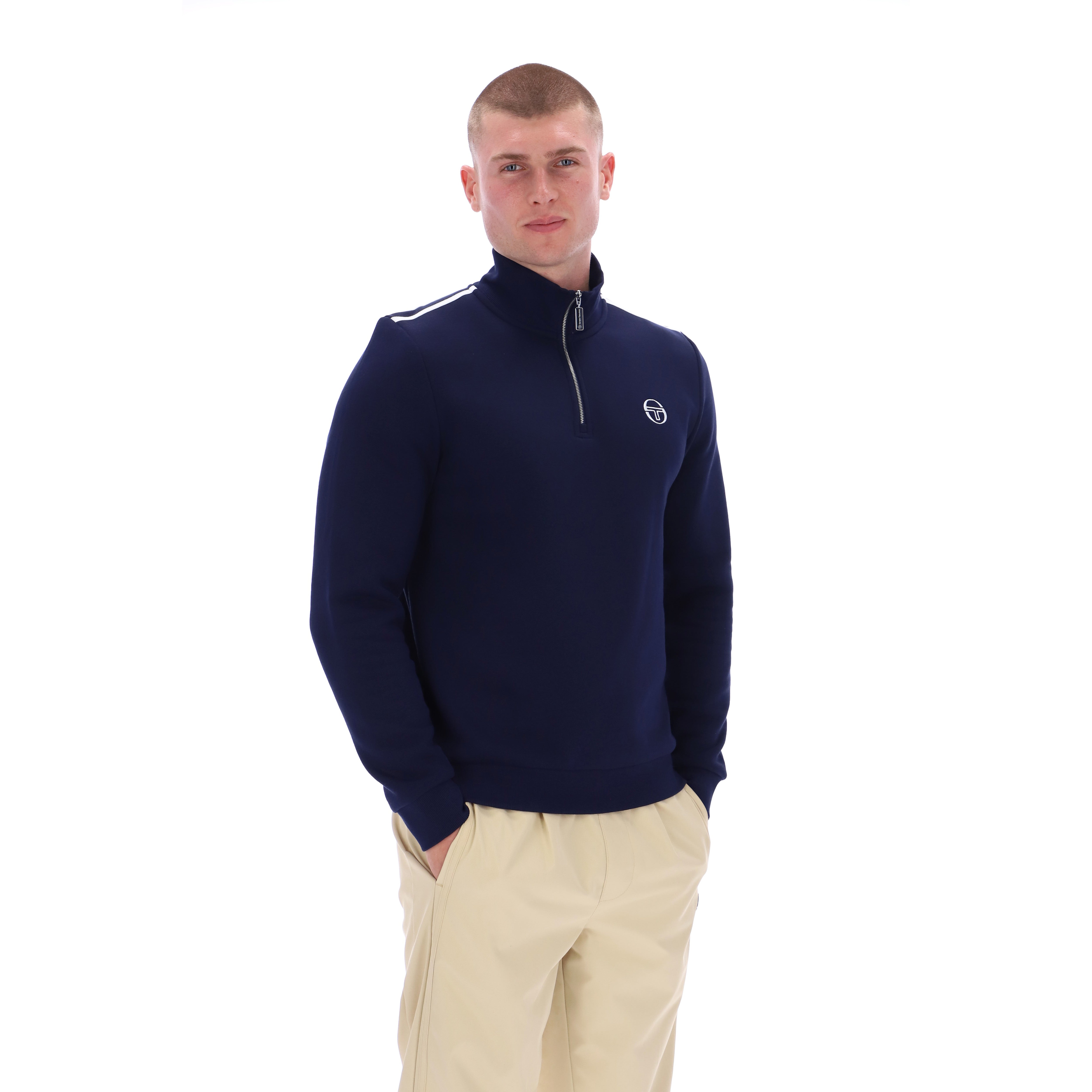Sergio Tacchini Locchi Quarter Zip Navy