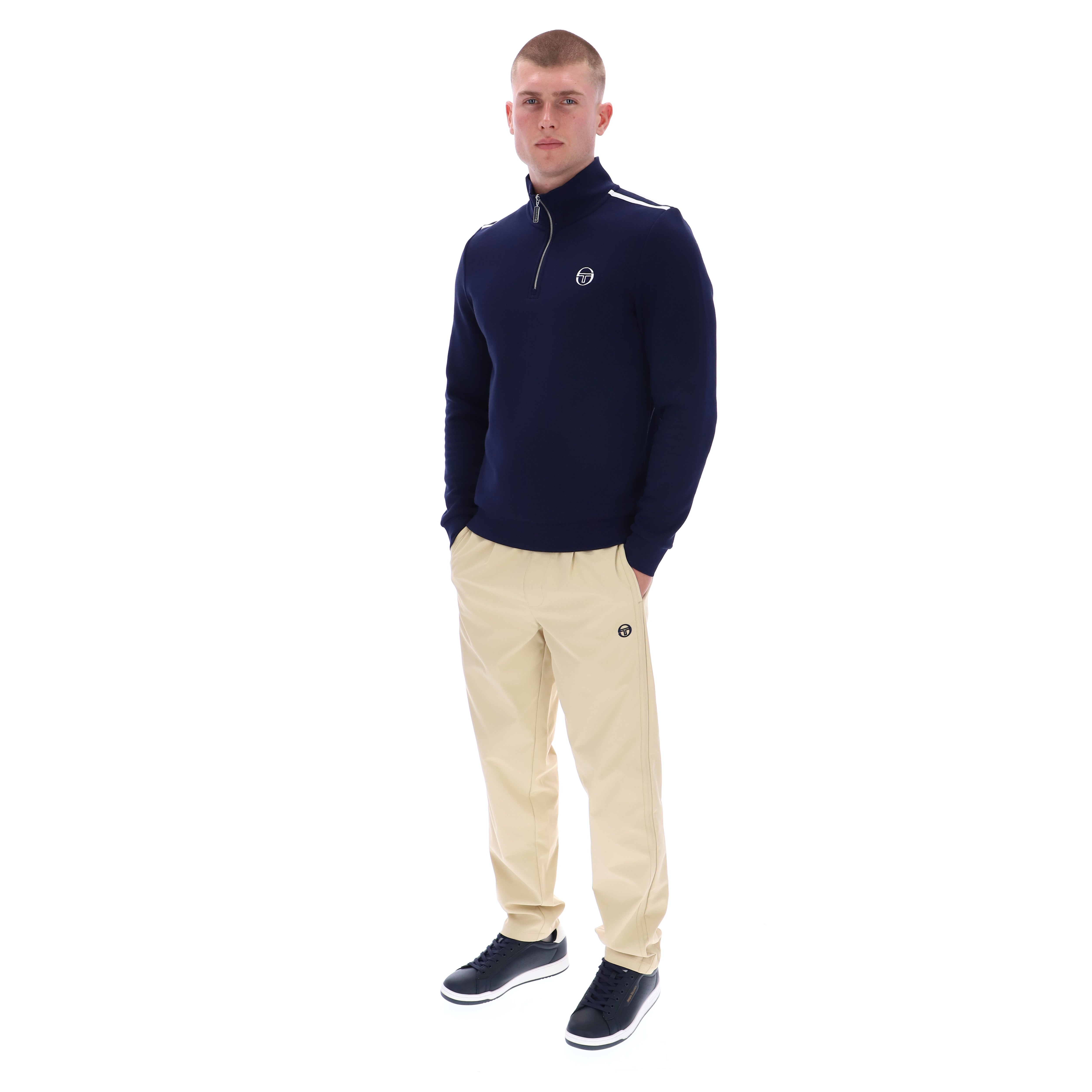 Sergio Tacchini Locchi Quarter Zip Navy