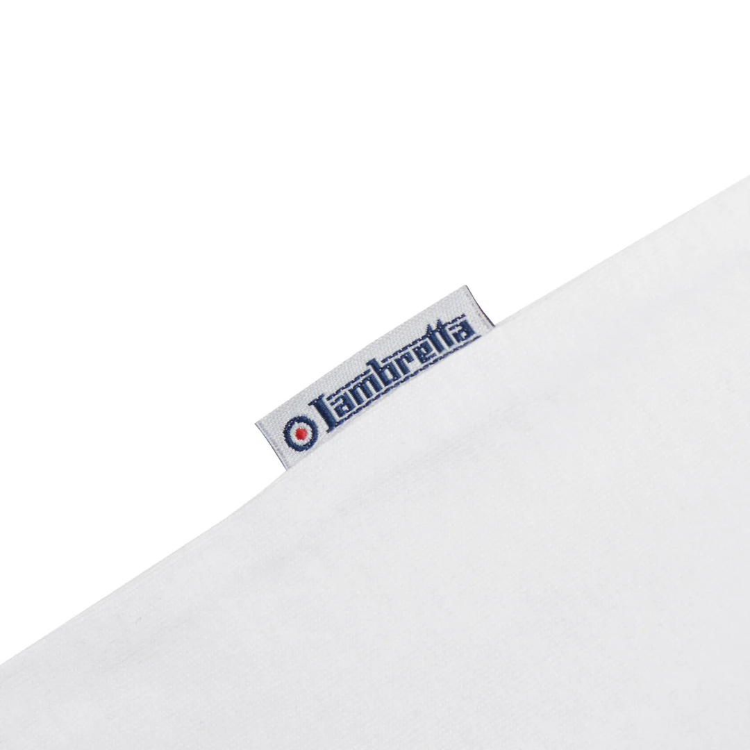 Lambretta Fade Stripe T-Shirt White