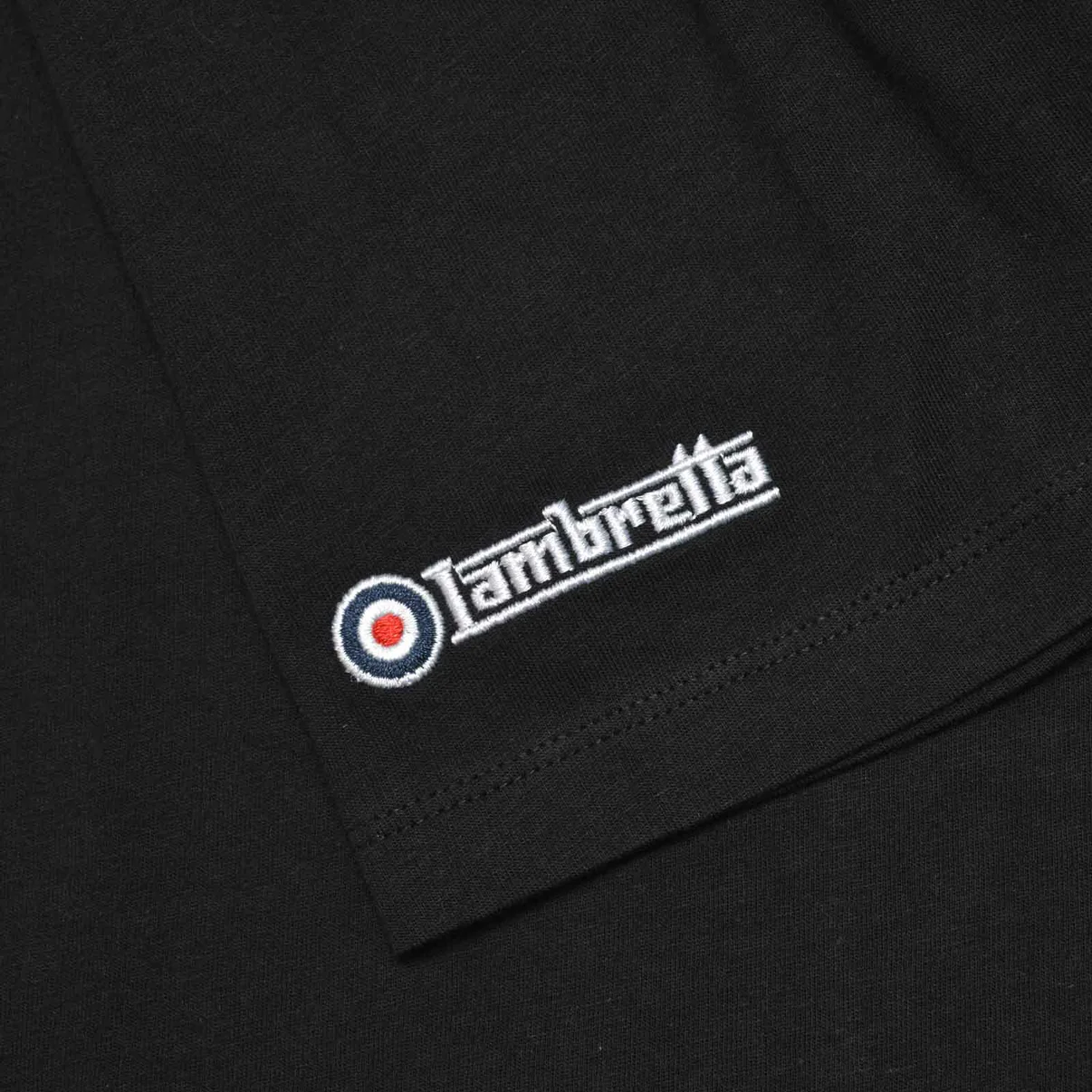 Lambretta Mod Helmet  T-Shirt Black