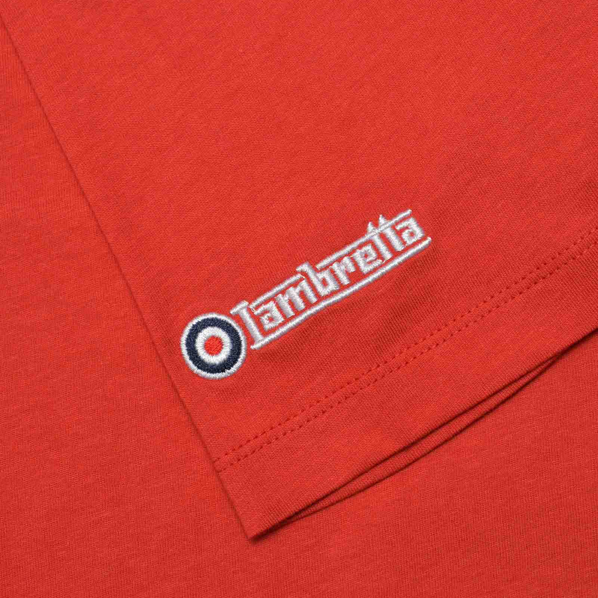 Lambretta Mod Helmets  T-Shirt Red